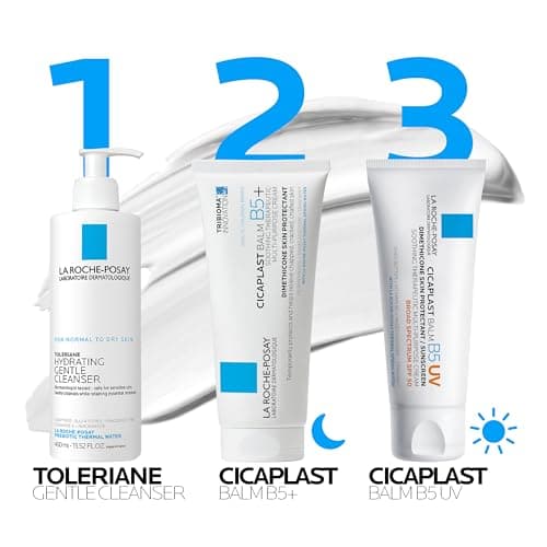 La Roche-Posay Cicaplast Balm B5 Skin Barrier Repair Cream with Centella Asiatica, Shea Butter & Panthenol | Multi-Purpose Healing Ointment for Dry, Irritated Skin | Face & Hand Balm, Baby Safe, 100ml thumbnail 7