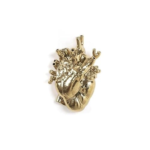 SELETTI "Love in Bloom Gold Vaso Cuore Finitura Oro | Seletti Love in Bloom – Vaso Cuore in Fine PorcellanaLove in Bloom di Seletti è un vaso a forma di cuore che sembra uscito d thumbnail 3