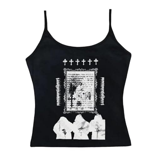 JOLILUNA Whimsy Graphic Baby Tee Fashion Whimsical Clothes for Women Y2k Whimsy Vest Summer 2025 thumbnail 8