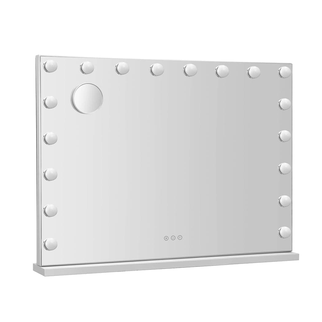 Embellir Makeup Mirror, 80 x 58cm Hollywood Vanity Mirrors Beauty Cosmetic Dressing Bathroom Decor, 18 LED Light Bulbs with Tabletop Lights Rectangle Dimmable thumbnail 7