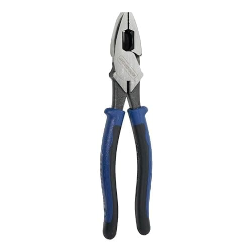 Klein Tools J213-9NE Side Cutter Linemans Pliers, Made in USA, High Leverage, 9-Inch, Streamlined Design, Color Coded thumbnail 5