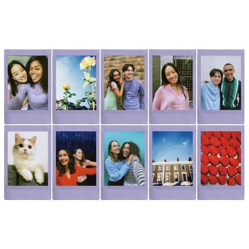 Fujifilm Mini Instant Film - Soft Lavender Instant Film + 40 Sheets Bundle + BluebirdSales Microfiber Cleaning Cloth Instant Mini Camera Perfect for Instant Photography thumbnail 5