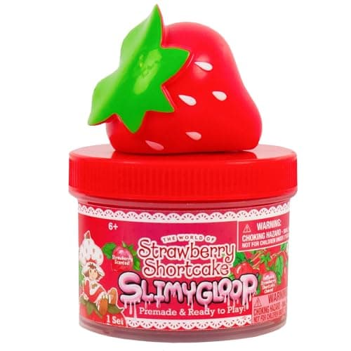 Strawberry Shortcake Scented Cloud Slime, Fluffy Strawberry Scented Slime, Birthday Party Favors for Kids 8-12 thumbnail 7
