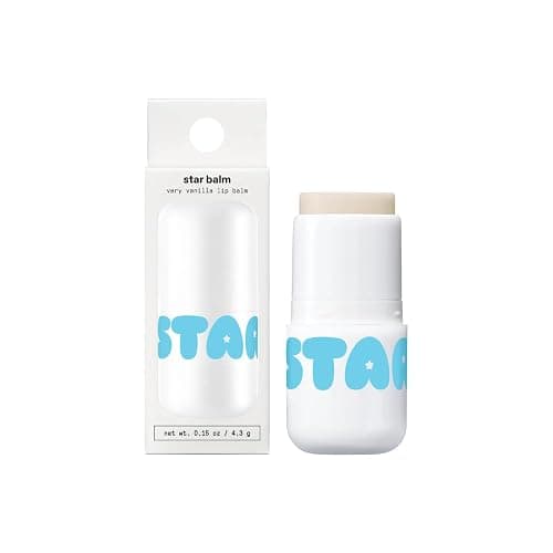 Starface Star Lip Balm Very Vanilla, Hydrating Lip Moisturizer with Shea Butter, Cocoa Butter, and Coconut Oil, Dreamy Vanilla Flavor (0.15 oz) - Image 1