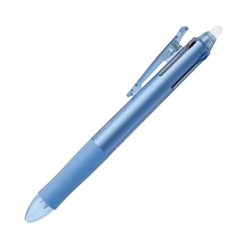 Pilot Frixion 4 Color Ballpoint Pen, Light Blue Body (LKFB-80EF-LB) thumbnail 3
