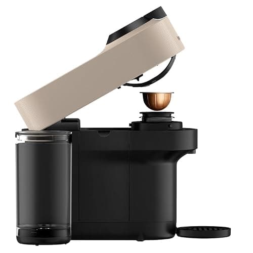 Nespresso Vertuo Pop+ Single Serve Coffee and Espresso Machine by De Longhi, Sand Beige thumbnail 3
