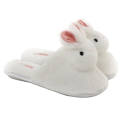 Millffy Women Cute Plush Animal Unicorn Slippers Bunny Rabbit Shoes Indoor Home Bedroom Slippers thumbnail 3