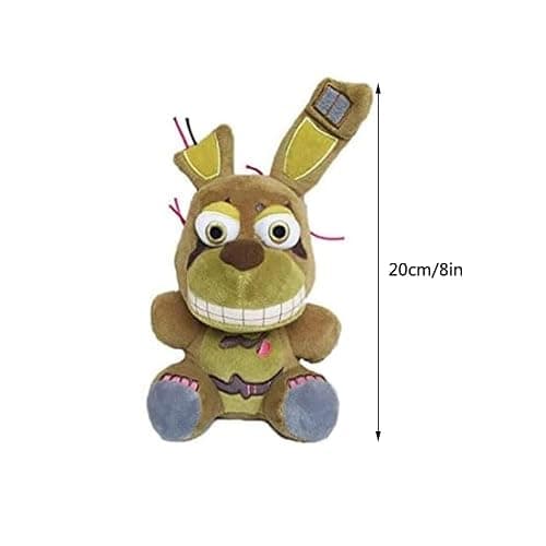 Ktveih 3pcs Springtrap Toy Bonnie Nightmare Bonnie plushies Set Stuffed Animal Doll Plush Toy for Boy Girl Plush Gift thumbnail 2