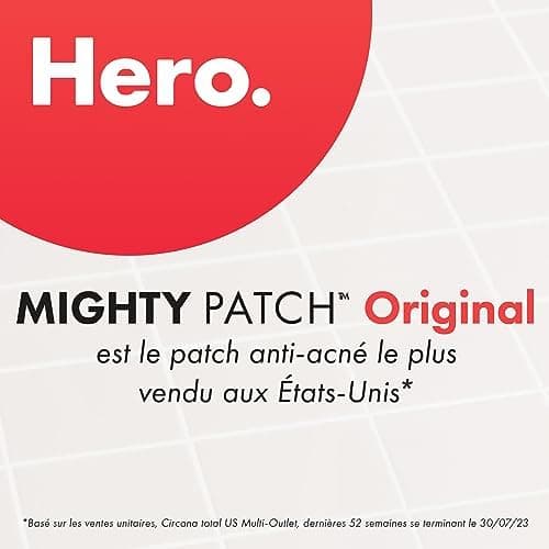 Hero Cosmetics Mighty Patch Original – Patch Bouton Nuit – Résultats en 6H – Technologie Hydrocolloïde – Absorbe les Impuretés & Réduit les Boutons – Format 36 Patchs thumbnail 9