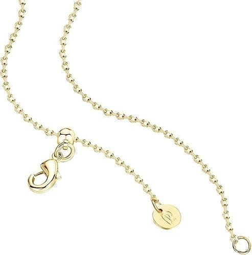 SARIKA_ENTERPRISE- 14K Gold Plated Diamond Heart Pendant Necklace for Women | Dainty Love Charm Necklace | Cute Romantic Jewelry Gift for Her thumbnail 3
