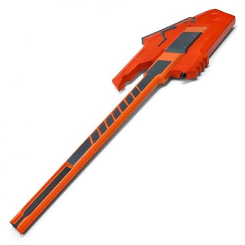 35.5” Death Electric Higgs Guitar Foam Laser Sword Weapon Replica Prop Display Perfect for Collectible Halloween Cosplay & Decoration Gift, Lightweight, and Convention-Safe Red thumbnail 5
