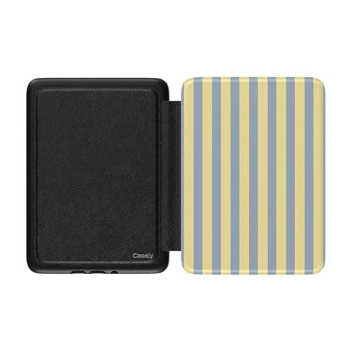 Casely Kindle Case | Coastline Stripes | Blue & Yellow | 7” Kindle Colorsoft and 7” Kindle Paperwhite (12th Gen) thumbnail 4