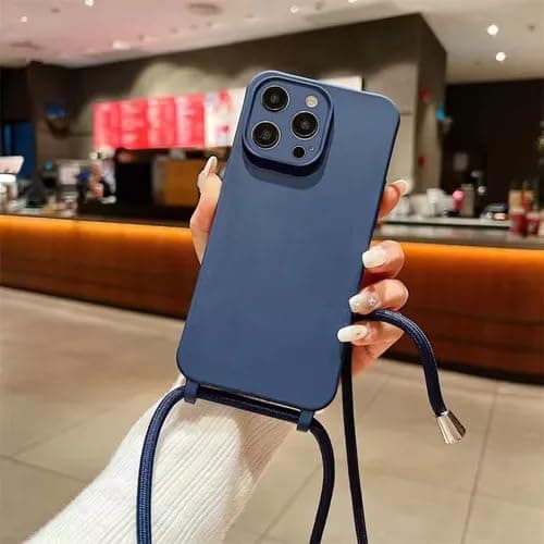 Case Capa Capinha Com Cordão Alça Transversal Para iPhone 16PRO MAX (VERDE MENTA) thumbnail 5