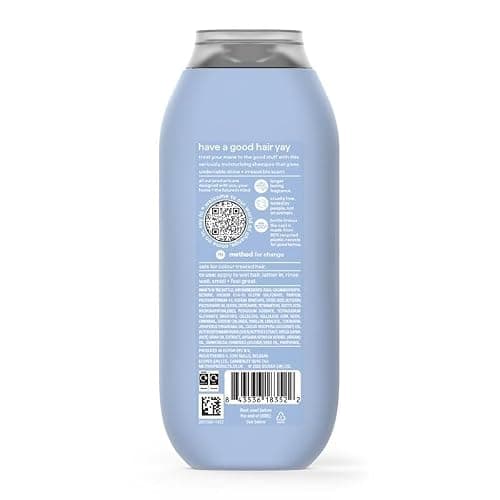 Method Moisturising Shampoo, Simply Nourish, Coconut, Rice Milk & Shea Butter Scent, Sulphate-Free, 350ml thumbnail 2