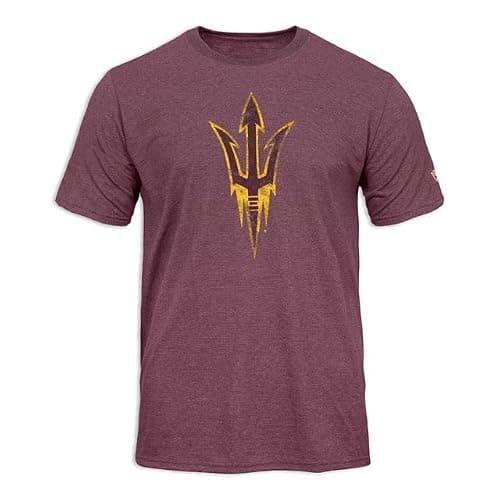 Barnesmith NCAA Unisex Short-Sleeve Ring Spun T-Shirt, Premium Lightweight Cotton, Laude Design, Woven Sleeve Team Logo - Image 1
