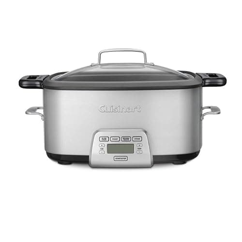 Cuisinart MSC-800 7-Quart 4-in-1 Cook Central Multicooker, Stainless Steel/Black - Image 1