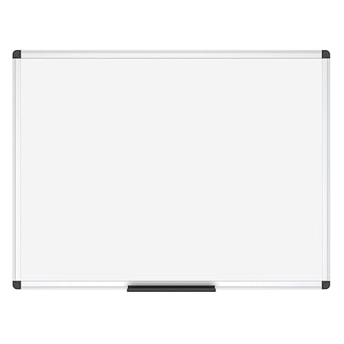 VIZ-PRO Magnetic White Board, Dry Erase Board 24 X 18 Inches, Whiteboard with Silver Aluminium Frame thumbnail 4