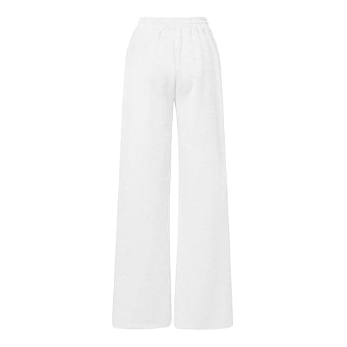 Cute Sweatpants for Teen Girls Bowknot Baggy Sweat Pants Elastic High Waist Wide Leg Lounge Athletic Pants 4-13Years thumbnail 5