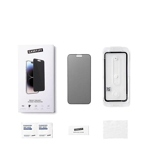 CASETiFY Impact Privacy Screen Protector [Strengthened 9H aluminosilicate glass, applicator included] for iPhone 16 Plus thumbnail 2