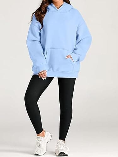 IRIVOSEY Hoodies for Women Oversized Trendy Sweatshirts Pullover Fleece Long Sleeve Sweaters Winter Outfits Y2k Clothes thumbnail 4