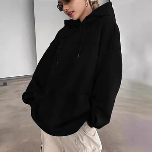 heyheyshine Star Graphic Hoodies Oversized Y2k Leopard Print Hooded Sweatshirt Cheetah Hoodie Streetwear Unisex Pullover Tops - Black - Small thumbnail 3