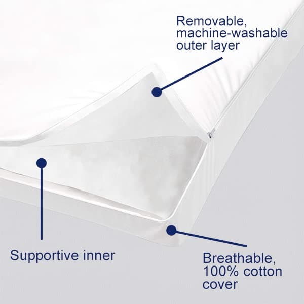 ACCURATEX Full Body Pillow for Adults - Shredded Memory Foam Firm Body Pillow with Soft Fluffy Down Alternative Cotton Cover - Adjustable Loft Long Pillows for Sleeping thumbnail 4