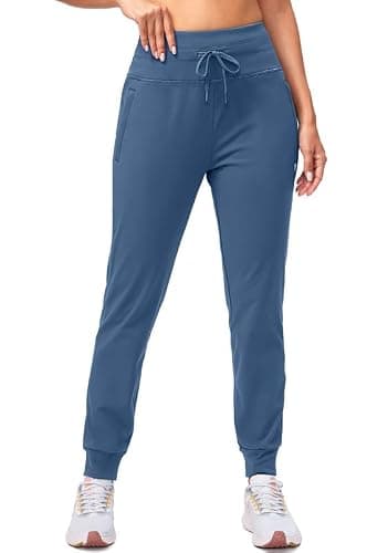 G Gradual Women's Fleece Lined Joggers High Waisted Water Resistant Thermal Winter Sweatpants Running Hiking Pockets thumbnail 2