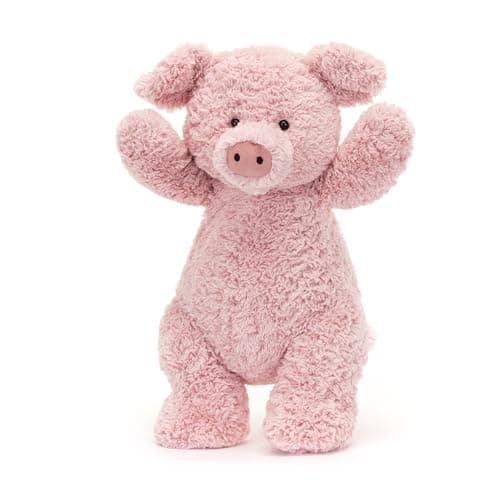 Jellycat Barnabus Pig Stuffed Animal, Huge 16.5 inches - Farmyard Plush Toy - Classic Children's Gift thumbnail 6