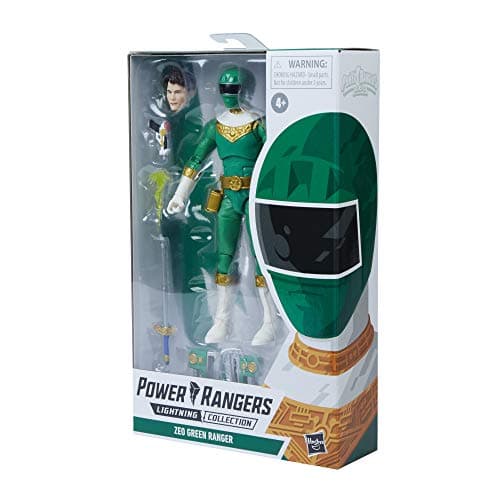 Power Rangers Lightning Collection Zeo IV Green 6-Inch Premium Collectible Action Figure Toy with Accessories thumbnail 4