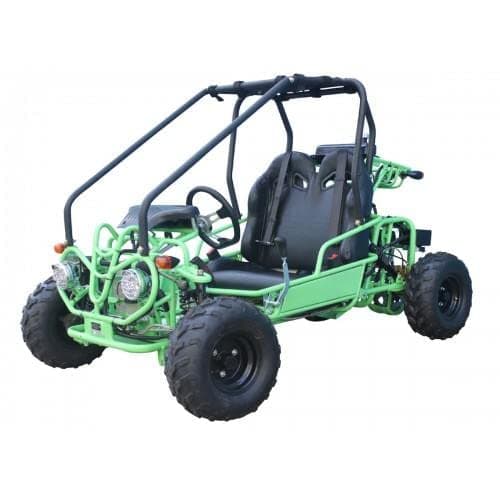 HHH Gokart GK110 Upgraded 125cc Go Kart Gas Fully Automtatic with Reverse Youth Kids 2 Seater 125cc Kart (Black Color) thumbnail 5