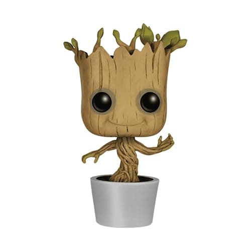 Dancing Groot #65 Funko POP! Marvel Guardians of the Galaxy Figurine Bundle with HOFSM Protector Case thumbnail 3