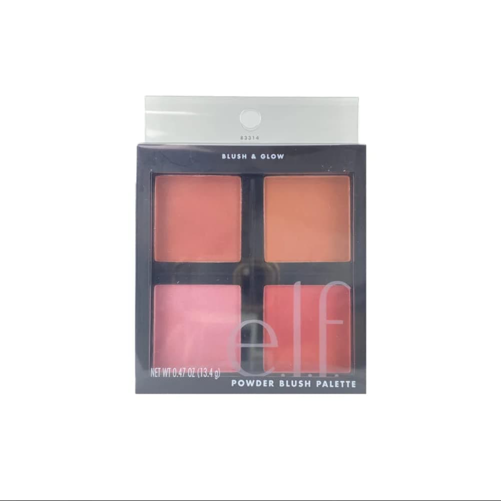 e.l.f. Cosmetics Powder Blush Palette, Four Blush Shades for Beautiful, Long-Lasting Pigment, Light thumbnail 4