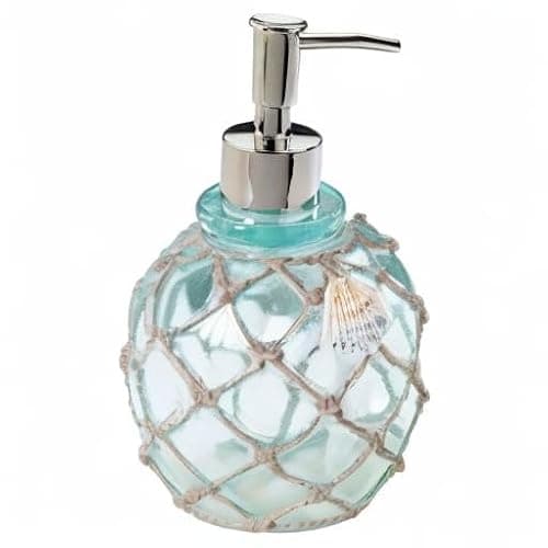 Avanti Linens - Lotion Pump/Soap Dispenser, Countertop Accessories, Beach Inspired Bathroom Decor (Seaglass Collection) - Lotion Pump thumbnail 5