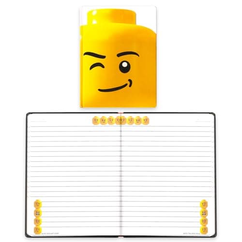 LEGO Journal - LEGO Minifigure Stationery Bundle with Hardcover Lined Notebook, Erasers, More | Boys Writing Journal School Supplies Style May Vary thumbnail 4