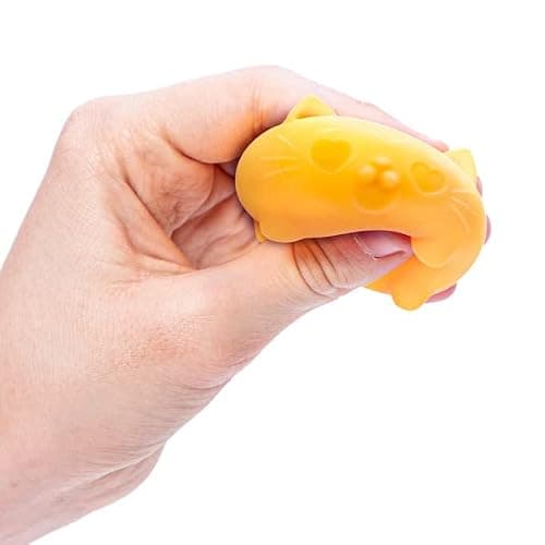 Schylling NeeDoh Teenie Cool Cat - Sensory Squeeze Toy - Contains 3 Mini Groovy Globs - 1.5" Wide - Color May Vary (Pack of 1) thumbnail 3