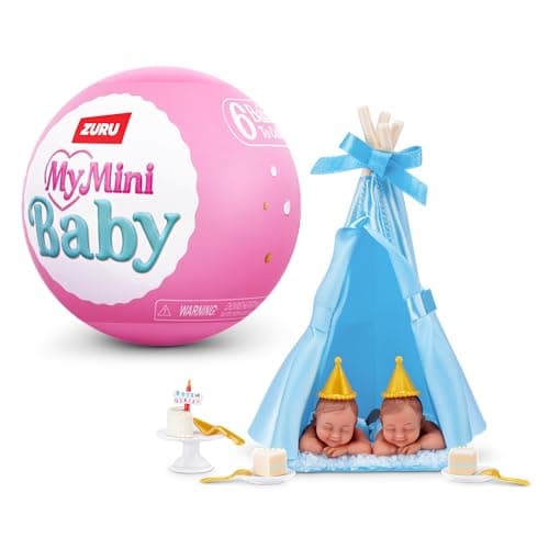 My Mini Birthday Series 1 by ZURU – Collectible Mystery Capsule Baby Doll with Birthday Party Theme, Accessories & Playset, UNbox Celebration Surprises for Girls & Collectors. - Image 1