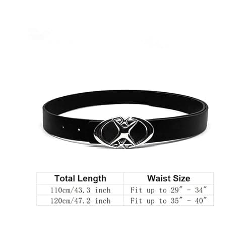 TYHOTULY Y2k Belt Star Metal Buckle Vintage Gothic Punk Rock Emo Grunge Accessories Western Chunky Belts Trendy Y2k Clothes thumbnail 7
