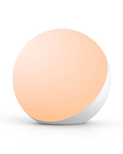Hifree Touch Lamp, Multicolor Night Light for Kids, Small LED Table Lamp for Bedroom, Dimmable Bedside Lamp with Warm & White Light - Image 1