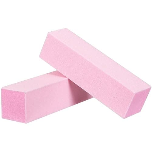 ForPro Professional Collection Pink Pedicure Block, 100/180 Grit, Three-Sided Pedicure Nail Buffer, 3.75” L x 1” W x 1” H, 15-Count thumbnail 3