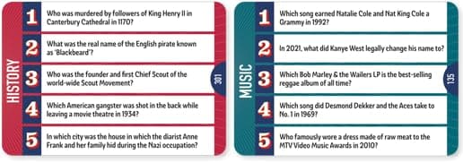 Cheatwell Games Host Your Own Quiz - Team Game With 2000 Trivia Questions Written For British Quizzers - With Score Chart, Answer Pads & Pencils, ages 14+ thumbnail 5