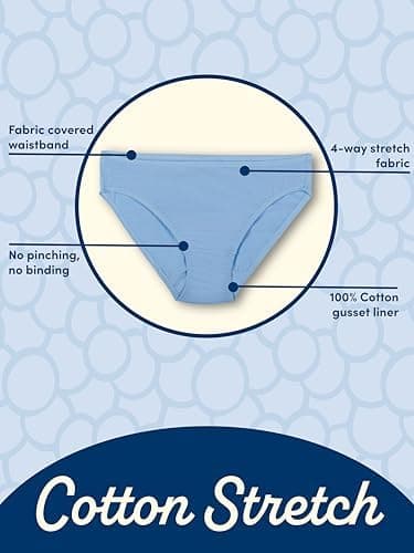 Fruit of the Loom womens Eversoft Cotton Underwear Multipacks, Tag Free & Breathable, Available in Plus Size thumbnail 7
