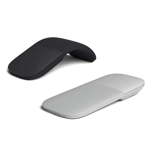 Itonash Bluetooth Wireless Arc Touch Mouse - Foldable Ergonomic Computer Silent for Home Office Travel (Black) thumbnail 6