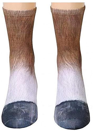 Animal Paws Socks - Funny 3D Animal Socks Crazy Cat Tiger Dog Paw Crew Socks Novelty Socks Gag Gifts - Image 1