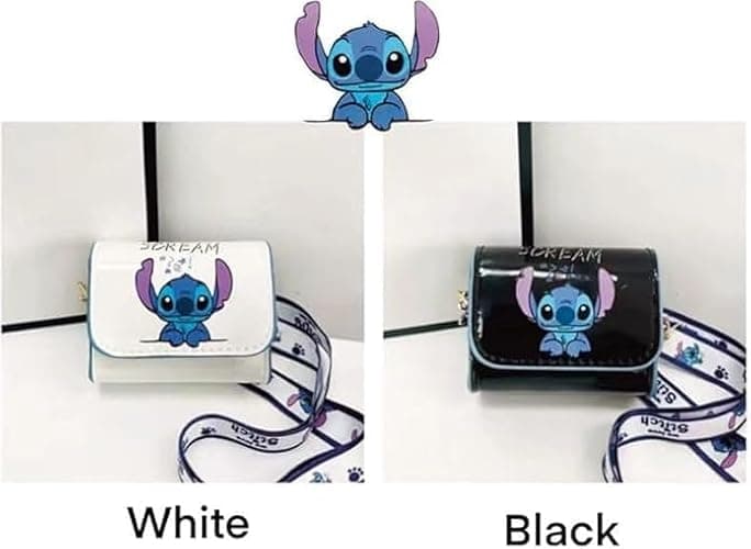 HANISNA For Stitch Crossbody Bags for Women Teenagers Girls Purse Shoulder Bag for Shopping Vacation Stitch Gifts for Girls (black) thumbnail 3