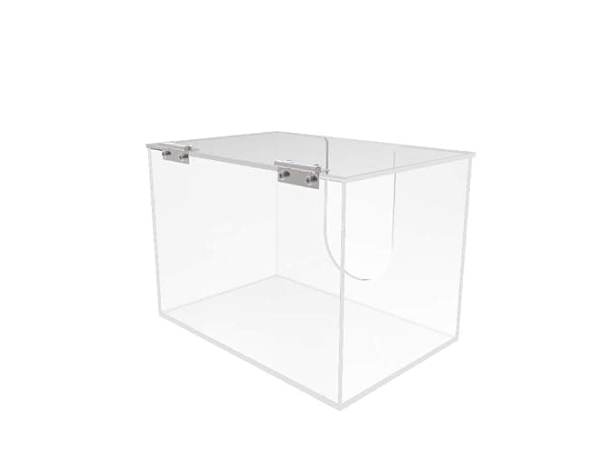 FixtureDisplays® W8.7 x D5.8 x H6.0 Multi-Purpose Clear Acrylic Dispenser Storage Box 10065-NF thumbnail 7