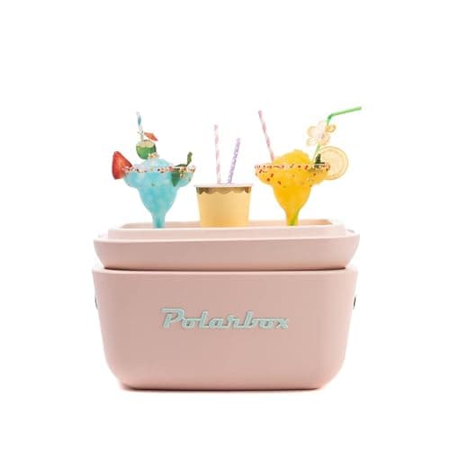 Kühlbox | Passive Kühlbox | Kühltaschen Polar in Retro Vintage Design aus Kunststoff mit polystyrol (Airpop) thermische Isolierung - 12 L - Pink thumbnail 4