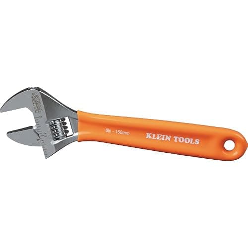Klein Tools D5073 Adjustable Wrench Set, Extra Capacity, 6-Inch, 8-Inch, 10-Inch, Forged Alloy Steel, Metric and SAE, 3-Piece thumbnail 7