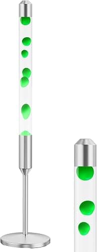 Kyzfy 47.5-Inch Liquid Motion Lamp,Magma Lamp, Mood Relaxation Light，Suitable for Home Decoration,Office Decoration, Cafes,Bars,Etc (47.5IN (Silver)) - Image 1