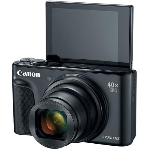 Canon PowerShot SX740 HS Digital Camera | 20.3MP CMOS Sensor, 40x Optical Zoom, 4K UHD Video, Wi-Fi & Bluetooth | Compact Point-and-Shoot Camera with Bag and 64GB Card thumbnail 7