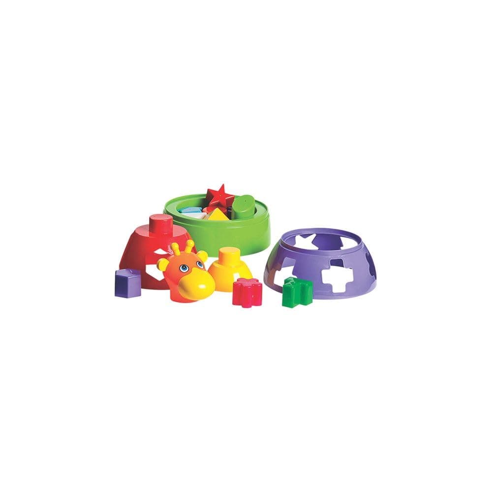 Brinquedo Educativo Girafa Didática com Blocos Merco Toys, cores sortidas, 1 unidade thumbnail 3